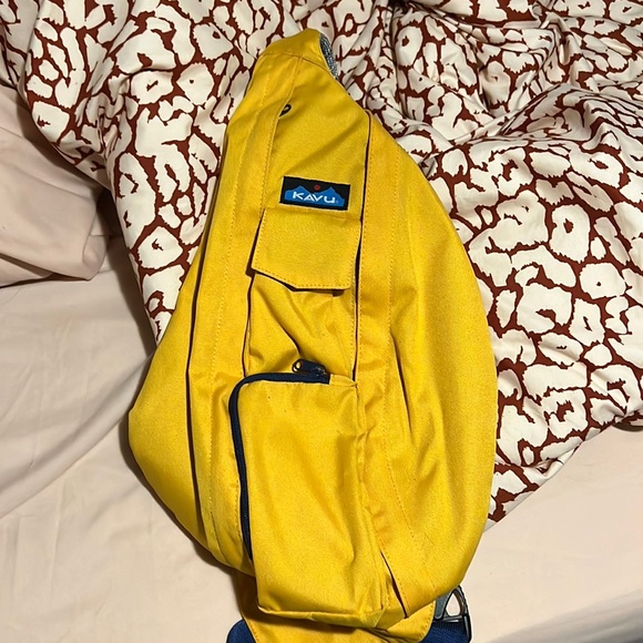 Kavu Bags Kavu Sling Bag In Yellow Poshmark